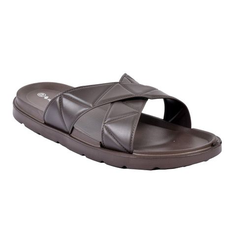 Sandales Mules Croisee Mbs01690 Marron