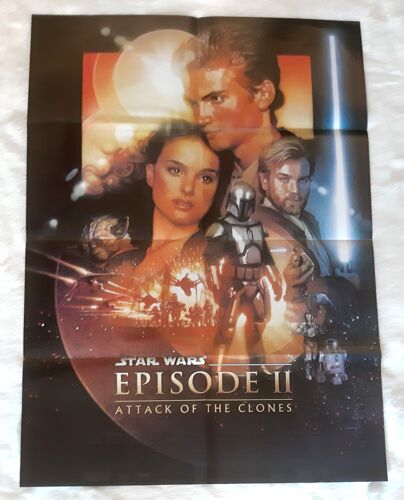Poster Affiche Americaine Magazine Revue Cinema Star Wars 2 L'attaque Des Clones 81x53cm