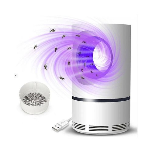 Lampe anti-moustiques électrique professionnelle à LED UV - Piège à insectes portable, rechargeable par USB et à énergie solaire, sûr et non toxique