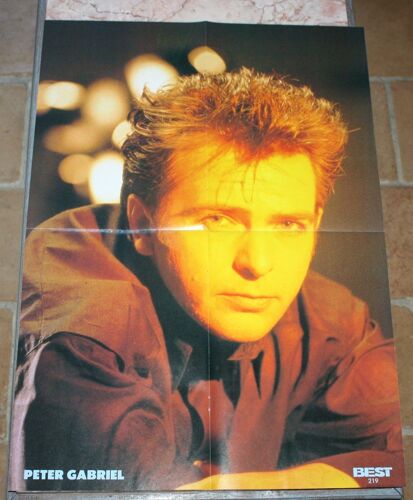 Poster Affiche Magazine Revue Best Peter Gabriel 59x42cm Genesis