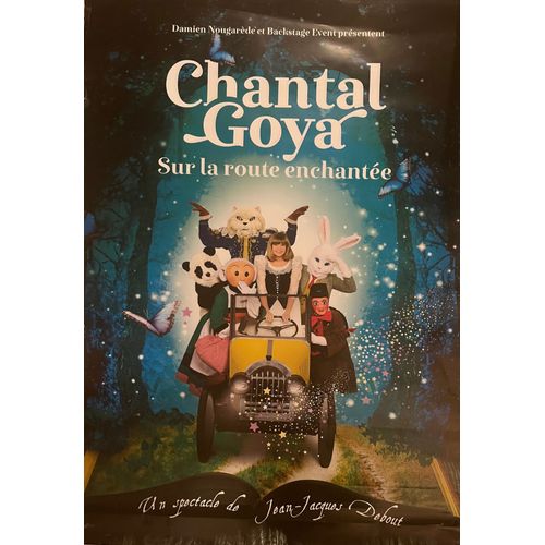 Chantal Goya - Sur La Route Enchantée - 84x120cm - Affiche / Poster Envoi En Tube