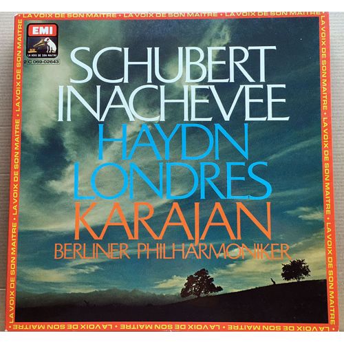 Franz Schubert / Haydn - Disque Vinyle Lp 33 Tours - Emi 069-02643 - Franz Schubert : Symphonie N°8 En Si Bemol Majeur D.759 - "Inachevée" - Franz Joseph Haydn : "Symphonie N° 104 En Ré Majeur