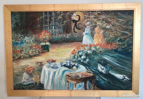 Reproduction Peinture Sur Toile Claude Monet