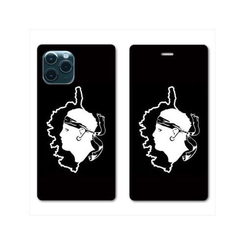 Housse Cuir Portefeuille Pour Iphone 11 Pro Max (6,5) Corse