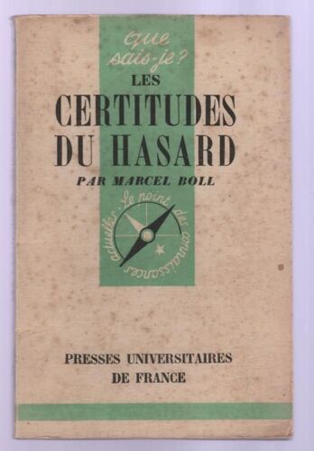 Les Certitudes Du Hasard