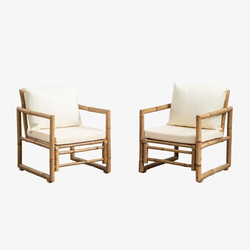 Fauteuil De Jardin En Bambou Livayna Bambou