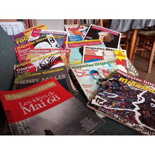 Lot De Revues Le Magazine Littéraire Entre 1984 Et 2014. En Bon État.