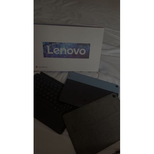Tablette Lenovo IdeaPad Duet Chromebook CT-X636F 64 Go 10.1 pouces Bleu glacier / Gris fer