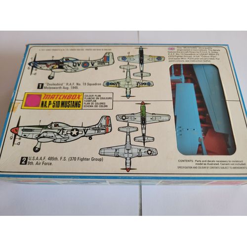 Maquette Matchbox Au 1/72 P51d Mustang-Matchbox