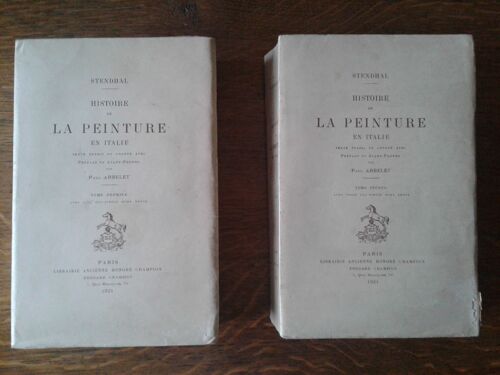 Histoire De La Peinture En Italie - Tomes 1 Et 2 - Texte Établi Et Annoté Avec Préface Et Avant-Propos Par Paul Arbelet.