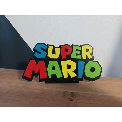 logo décoratif / jeux vidéo / super mario