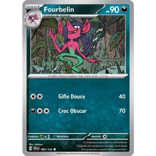 Carte Pokémon - Fourbelin - 095/142 - Ev7 Couronne Stellaire