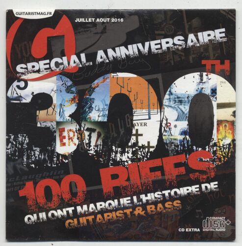 G... (Guitarist & Bass) # 300 - Special 5th Anniversaire - 100 Riffs Qui Ont Marque L'histoire De G & B / 07.08.2016 - Cd Seulement