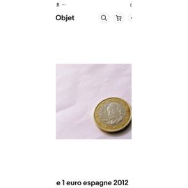 1 Euro Espagne Année 2012
