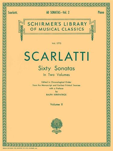 Domenico Scarlatti : 60 Sonatas - Volume 2 - Recueil Piano Hl50261630 9780793543960