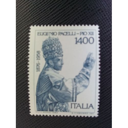 Timbre Italie Y T 1561 Pape Pie Xii (1876-1958) 1983 (020709 )