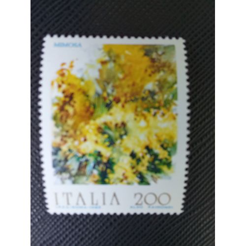 Timbre Italie Y T 1572 Fleurs D'Italie - Mimosa 1983 (020709 )