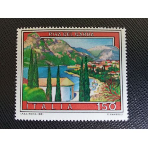 Timbre Italie Y T 1492 Riva Del Garda 1981 (020709 )