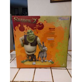 Statue En Résine Shrek 2 + Statue En Résine Chat Potté ( Attakus )