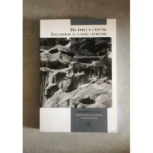 Bernard Vandermersch, Une Année À L'hopital (2006 - 2007) Enseignement De Clinique Lacanienne