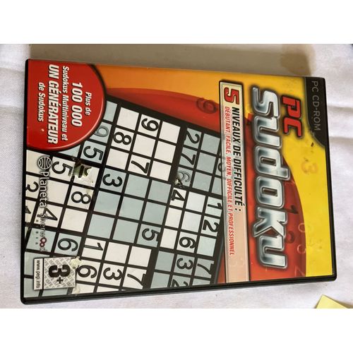 Pc Cd- Rom Pc Sudoku 5 Niveaux De Difficulté