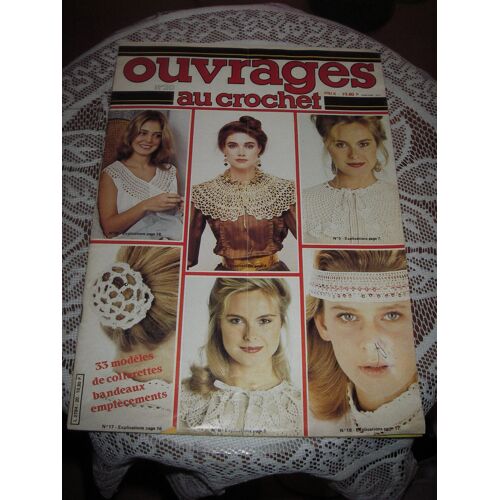 Ouvrages Au Crochet N20, 33 Modèles De Collerettes, Bandeaux, Empiècements.