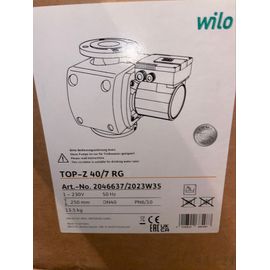 Pompe circulation ECS et Chauffage 