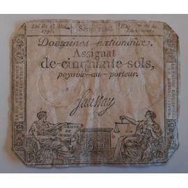 Assignat De 50 Sols De 1793