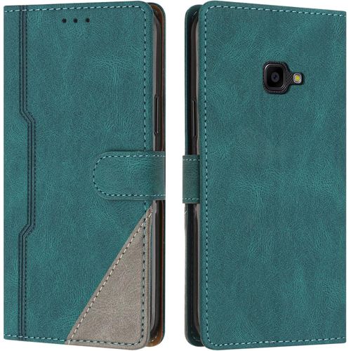 Eryi-Coque Pour Samsung Galaxy Xcover 4 / 4s, Housse Etui Portefeuille Cuir Multifonction, Fermeture Magnétique À Clapet [Fonction Support] Flip Case Compatible Avec Samsung Xcover 4/4s (Vert)