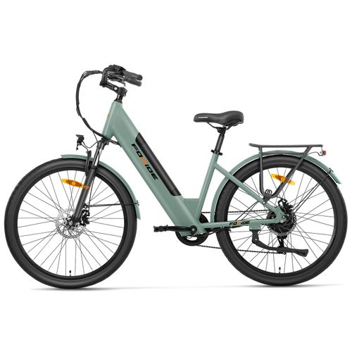 Foride Roamer 1 Vélo Électrique,Moteur 250w,Batterie 36v 13ah,Pneus 27,5 Pouces,Vitesse Maximale 25km/H,Autonomie Maximale 100km,Frein À Disque,Suspension Avec Blocage,Shimano 7 Vitesses - Vert