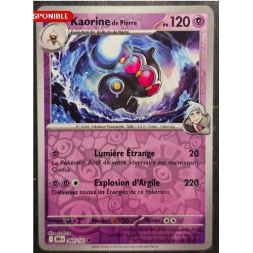 Pokémon Kaorine De Pierre 084 / 182 Reverse Ev10 Rivalités Destinées