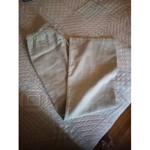 Pantalon En Lin Femme T40