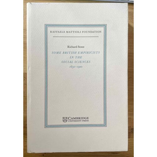 Some British Empiricists In The Social Sciences, 1650-1900