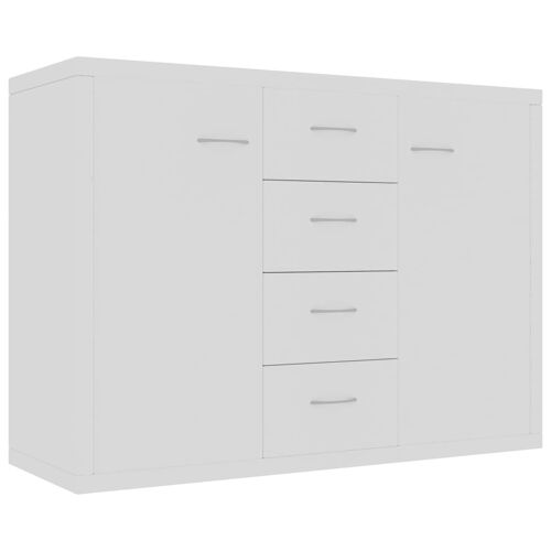 vidaXL Buffet Blanc 88x30x65 cm Aggloméré