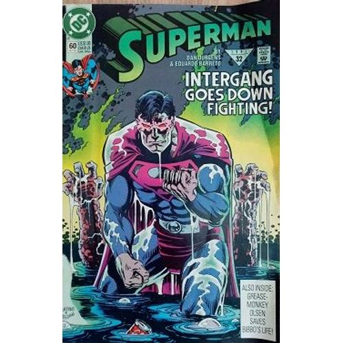 Dc Comics Superman Intergang Goes Down Fighting! #60
