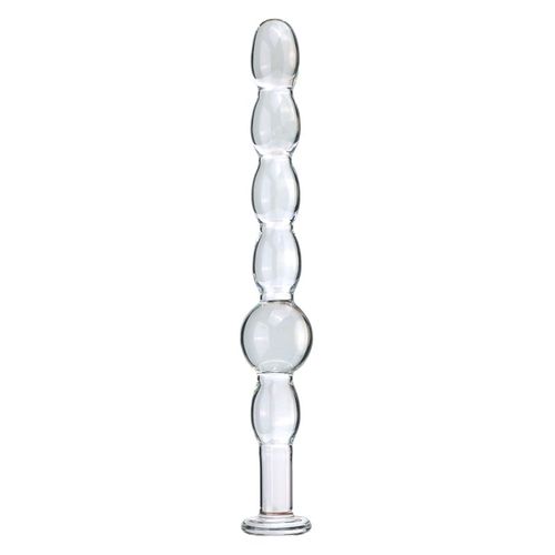 Plug Anal En Verre Pour Adultes,Perles De Traction,Petits Godemichets Anaux Éducatifs,Dilatation Postérieure Du Jaune - F-A95203755