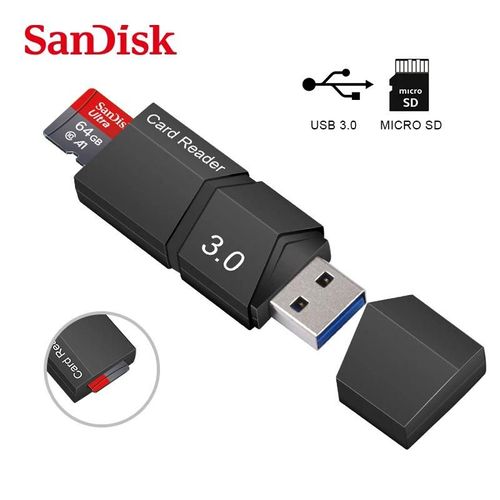 Lecteur de carte Micro SD USB 3.0 lecteur de carte 2.0 pour adaptateur Micro SD USB clé USB lecteur de carte mémoire intelligent lecteur de carte SD