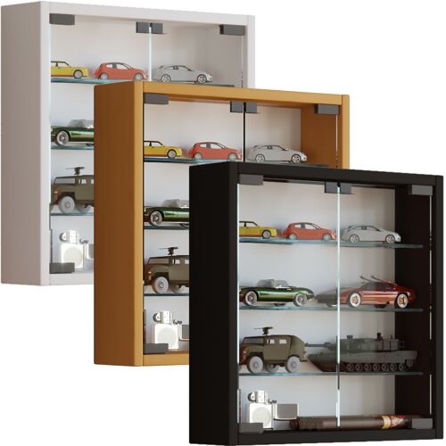VCM Bois verre suspendu vitrine murale collectionneur vitrine Mandosa S Bois verre suspendu vitrine murale collectionneur vitrine Mandosa S