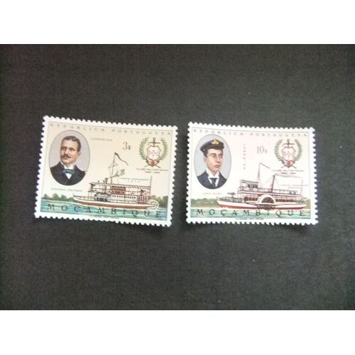 Cm1 Mocambique Mozambique 1967 / Marina Club Naval Militar / Yvert 537/ 538 Mh