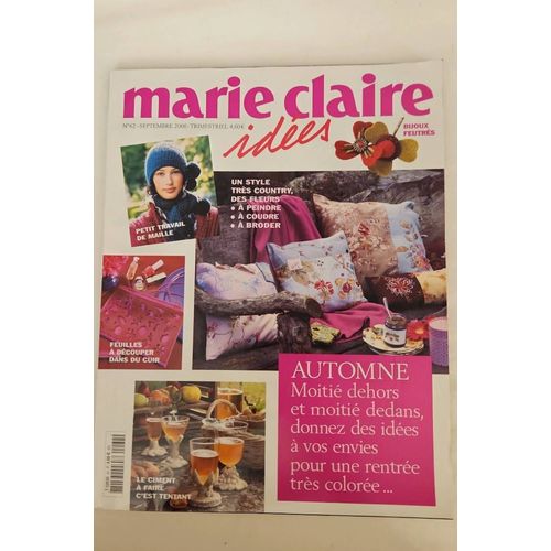 Marie Claire Idées N°62 Septembre 2006