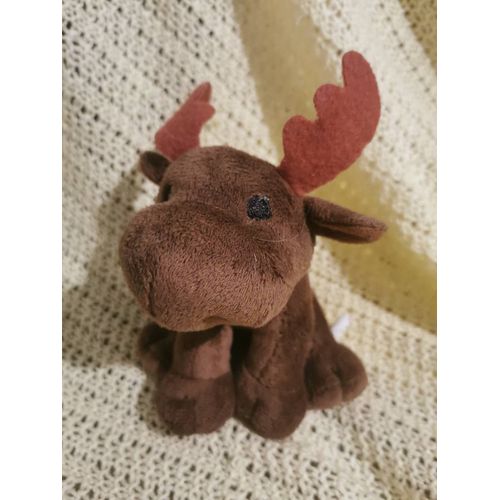 Doudou Peluche Renne Elan Marron Assis Buffalo Grill