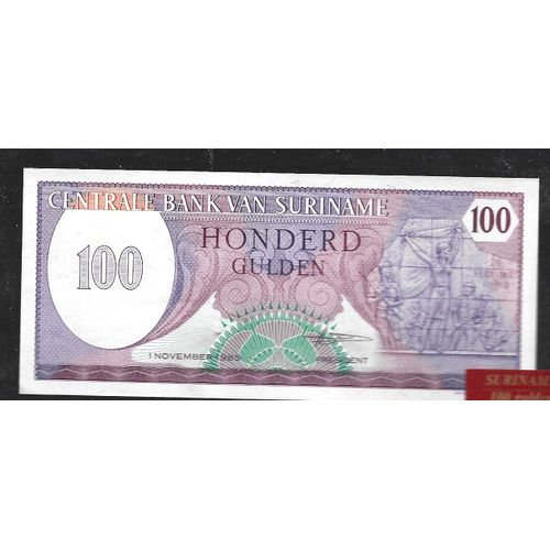 Billet 100 Gulden Suriname