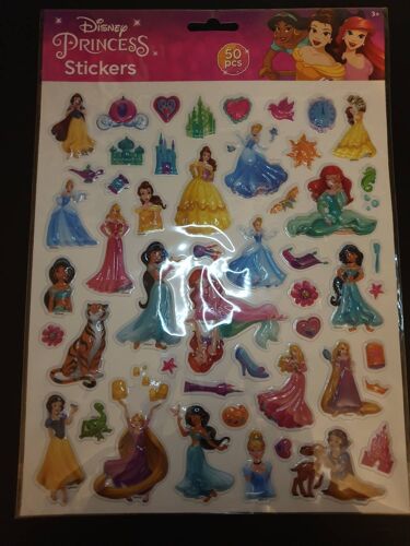 Stickers 3d Princesses Disney