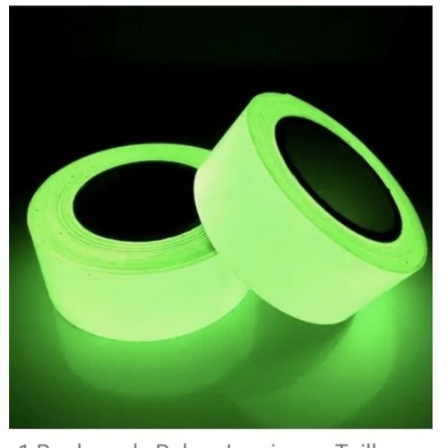 Rouleau de Scotch phosphorescent