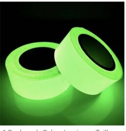 Rouleau de Scotch phosphorescent