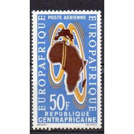 Centrafrique Timbre Europafrique 1963