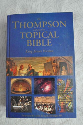 The Tompson Exhaustive Topical Bible