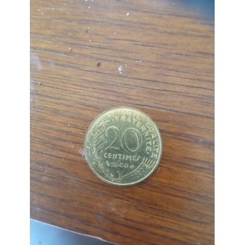 Pieces 20 Centimes De Franc Année 2000