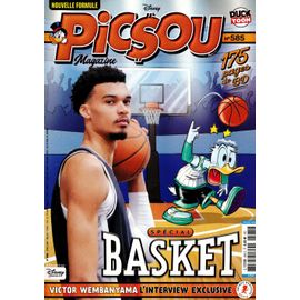 Picsou Magazine 585 Spécial Basket / Interview Victor Wembanyama
