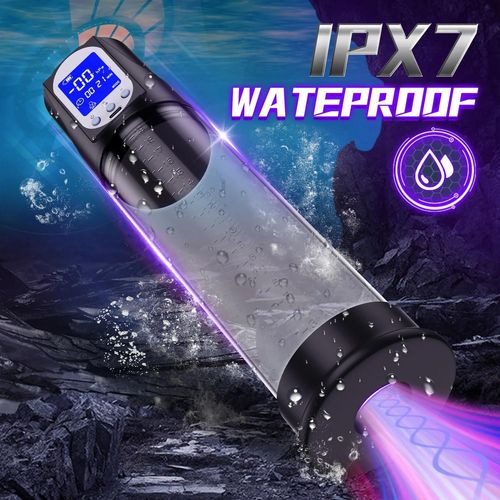 Pompe À Pénis Sous Vide Électrique Pour Hommes, Jouets Sexuels, Prolongateur De Pénis, Affichage Led, Aspiration Injuste, Érection De Coq, Entraînement, Pompe D'agrandissement Dc001